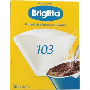 Filtro de Papel Para Café Brigitta 103 Caixeta com 30 unidades